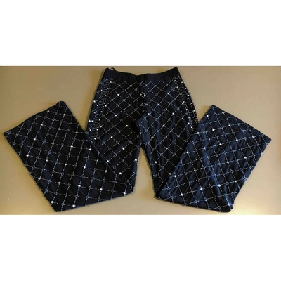 Pre-owned French Connection Trousers In Black