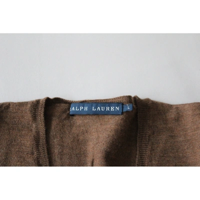 Pre-owned Ralph Lauren Wool Jumper In Brown