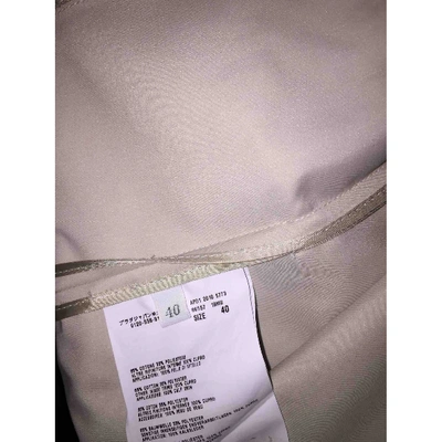 Pre-owned Prada Grey Cotton Trench Coat