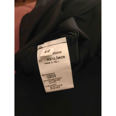 Pre-owned Dolce & Gabbana Mid-length Dress In Black