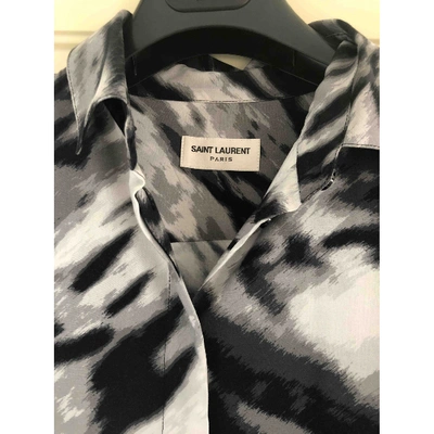 Pre-owned Saint Laurent Shirt In Grey