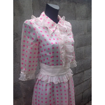 Pre-owned Roberto Capucci Pink Silk Dress