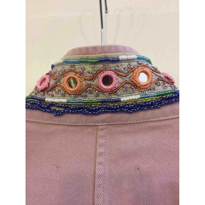 Pre-owned Bazar Deluxe Short Vest In Pink