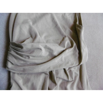 Pre-owned Carven Mid-length Dress In Beige