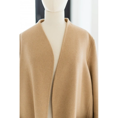 Pre-owned The Row Camel Wool Coat