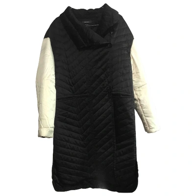 Pre-owned Isabel Marant Silk Puffer In Black