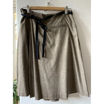 Pre-owned Baum Und Pferdgarten Mid-length Skirt In Brown