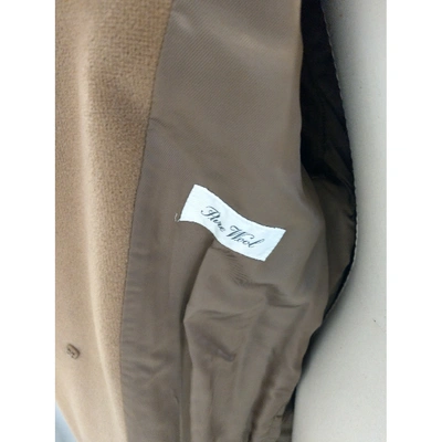 Pre-owned Cerruti 1881 Wool Coat In Camel