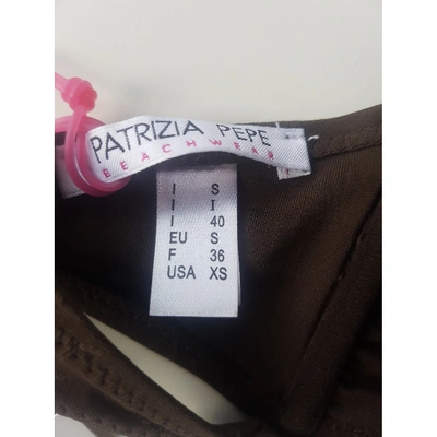 Pre-owned Patrizia Pepe Two-piece Swimsuit In Brown