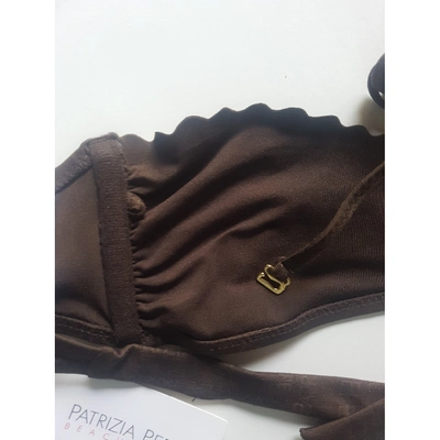Pre-owned Patrizia Pepe Two-piece Swimsuit In Brown
