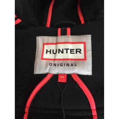 Pre-owned Hunter Wool Caban In Black