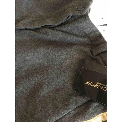 Pre-owned Golden Goose Wool Trousers In Anthracite