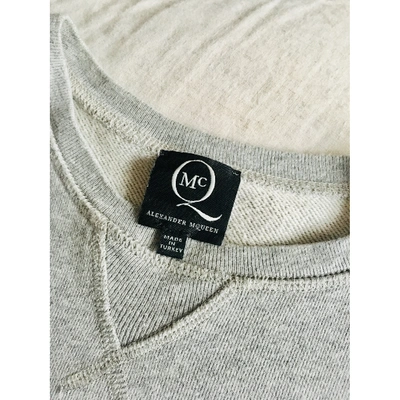 Pre-owned Mcq By Alexander Mcqueen Grey Cotton Knitwear