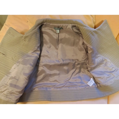 Pre-owned Hoss Intropia Wool Short Vest In Grey