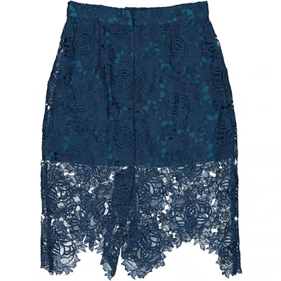 Pre-owned House Of Holland Mid-length Skirt In Blue