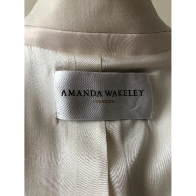 Pre-owned Amanda Wakeley Ecru Jacket