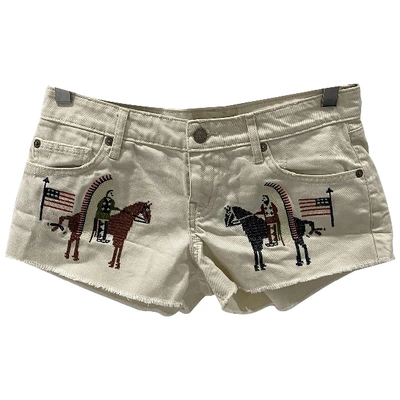 Pre-owned Ralph Lauren White Cotton Shorts