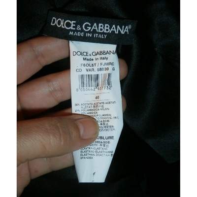 Pre-owned Dolce & Gabbana Mini Dress In Metallic