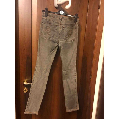 Pre-owned Alexander Mcqueen Grey Cotton Jeans