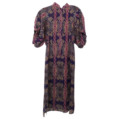 Pre-owned Zac Posen Silk Mid-length Dress In Multicolour