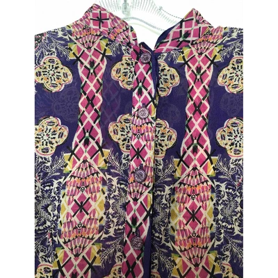 Pre-owned Zac Posen Silk Mid-length Dress In Multicolour