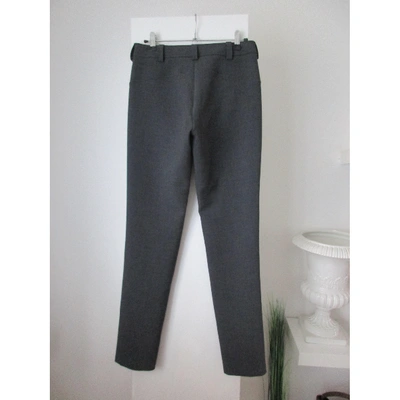 Pre-owned Gerard Darel Slim Pants In Anthracite