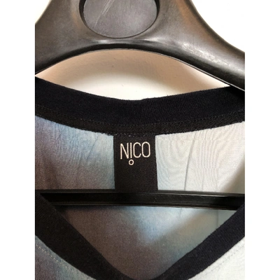 Pre-owned Nico Multicolour Silk  Top