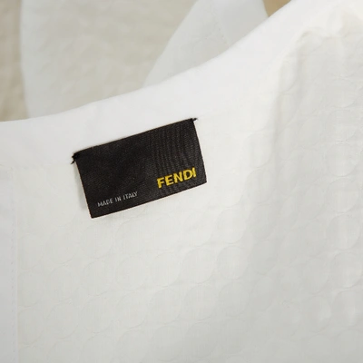 Pre-owned Fendi Mid-length Dress In White