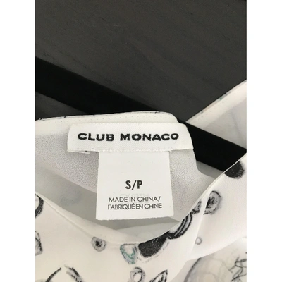 Pre-owned Club Monaco Silk Blouse In Multicolour
