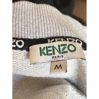 Pre-owned Kenzo Grey Cotton Dress