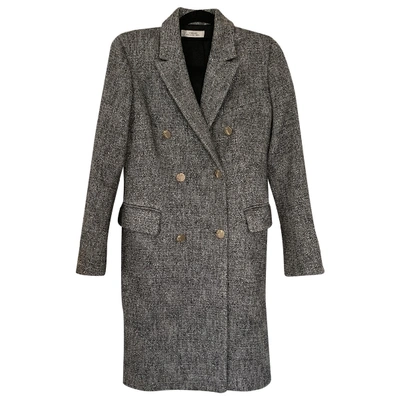 Pre-owned Versace Grey Wool Coat
