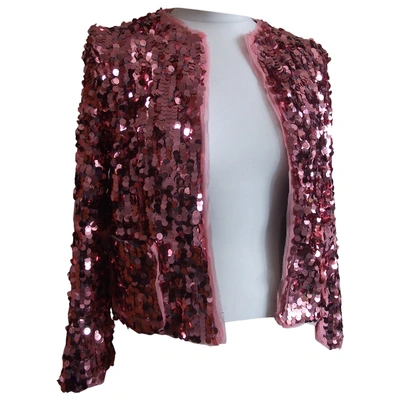 Pre-owned Marco Bologna Pink Glitter Jacket