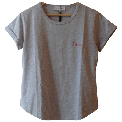 Pre-owned Maison Labiche Grey Cotton Top