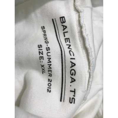 Pre-owned Balenciaga White Cotton  Top