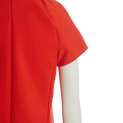 Pre-owned Victoria Victoria Beckham Mid-length Dress In Orange