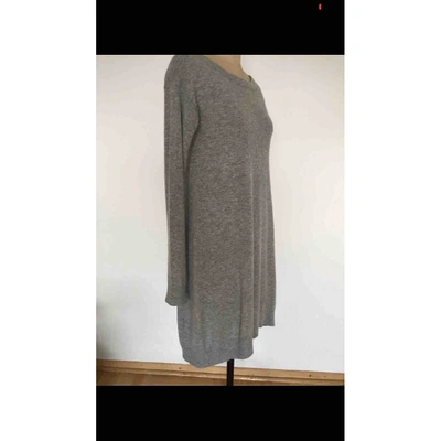 Pre-owned Diane Von Furstenberg Wool Dress In Grey