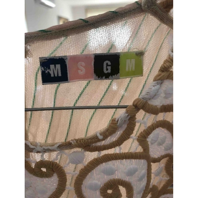 Pre-owned Msgm Polyester Top In Other