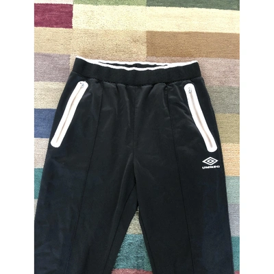 Pre-owned House Of Holland Straight Pants In Black