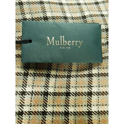 MULBERRY Pre-owned Wool Trousers In Grey