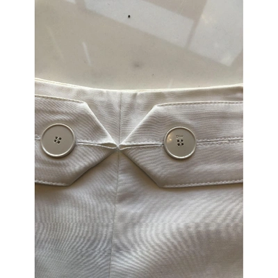 Pre-owned Dior White Cotton Shorts