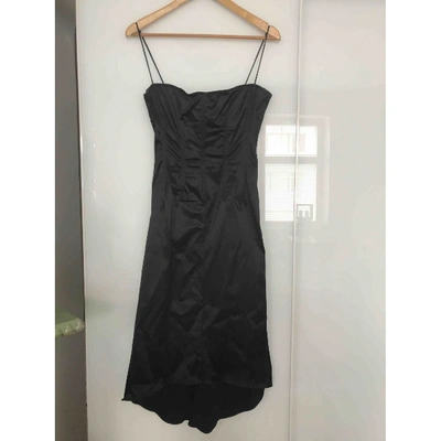 Pre-owned Dolce & Gabbana Mid-length Dress In Black