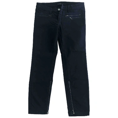 Pre-owned Victoria Beckham Slim Jeans In Navy