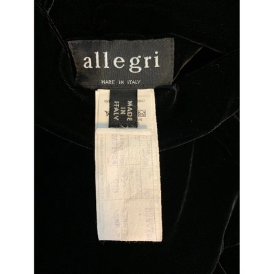 Pre-owned Allegri Black Trench Coat