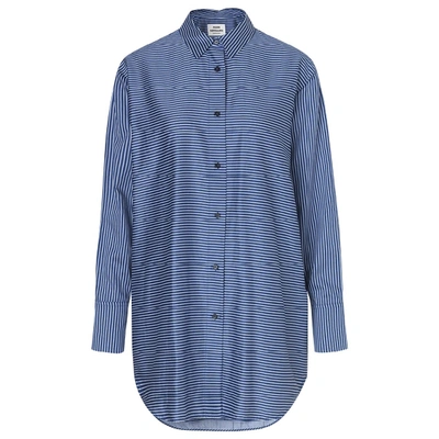 Pre-owned Mads Nørgaard Shirt In Blue