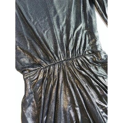 Pre-owned Saint Laurent Mid-length Dress In Metallic