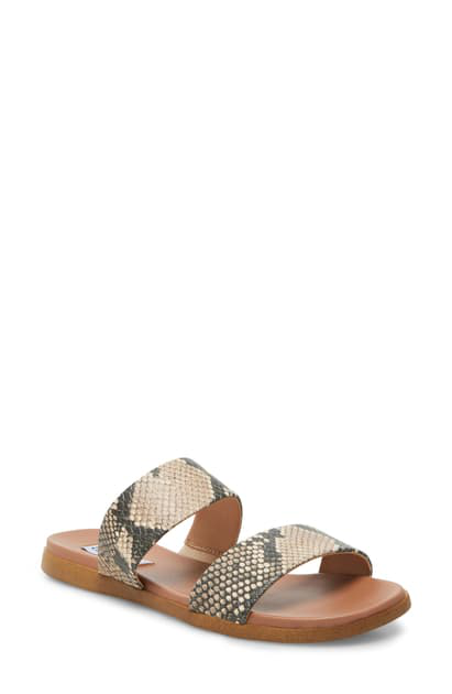 dual woven slide sandal steve madden