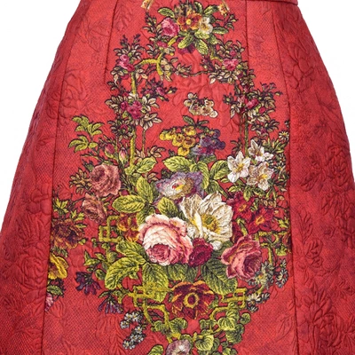 Pre-owned Dolce & Gabbana Red Skirt