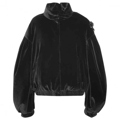 Pre-owned Moncler Genius Moncler N°4 Simone Rocha Black Velvet Jacket