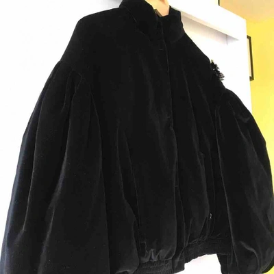 Pre-owned Moncler Genius Moncler N°4 Simone Rocha Black Velvet Jacket