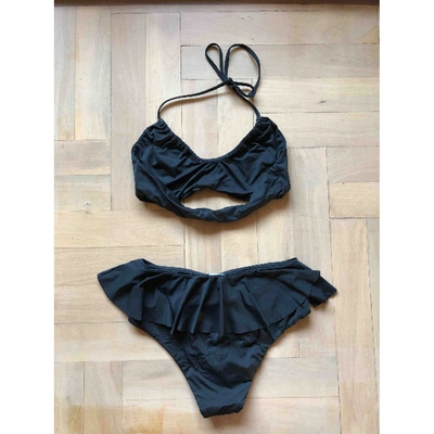 Pre-owned Albertine Two-piece Swimsuit In Black